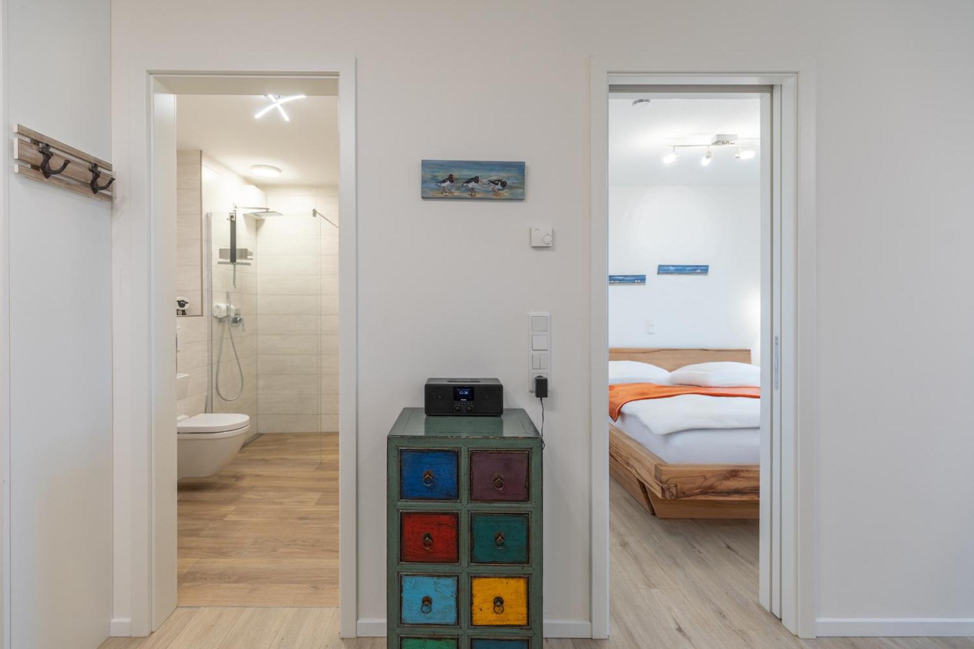 Ferienwohnung "Halligstork" Direkt Am Nordseedeich Mit Blick Auf Den See 노드스트랜드 외부 사진